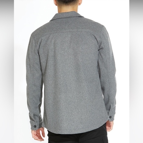 NWT Civil Society Durbin Men's Knit Relaxed Shirt Jacket Shacket Size S - Picture 7 of 10